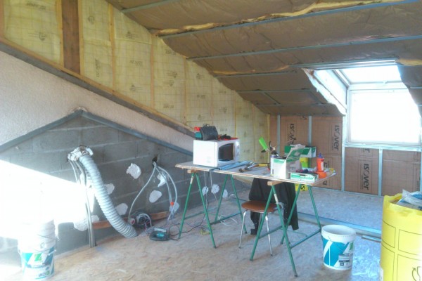 rénovation intérieure combles pendant- solution travaux rénovation